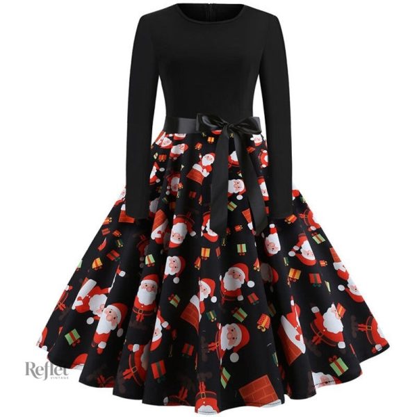 Robe années 60, coupe cintrée, élégance intemporelle