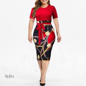 Robe de bal vintage avec jupe volumineuse