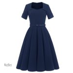 Robe de bal années 80 au style vintage et élégant
