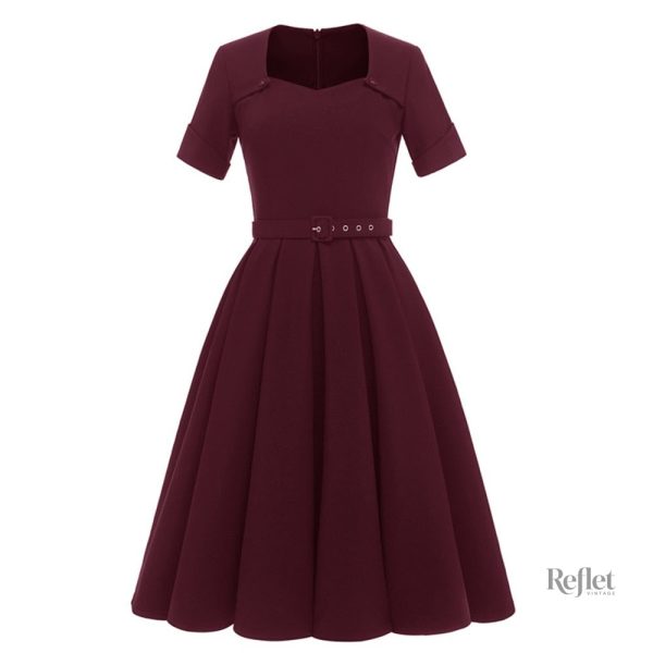 Robe rétro colorée pour une soirée inoubliable