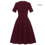 Robe de bal à manches bouffantes, inspirée des années 80