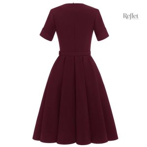 Robe de bal à manches bouffantes, inspirée des années 80