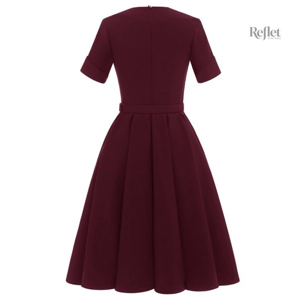 Robe de bal à manches bouffantes, inspirée des années 80