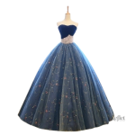 Robe de bal femme princesse élégante et raffinée
