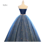 Robe de bal longue pour femme, style princesse romantique