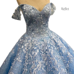 Robe princesse longue pour événements festifs