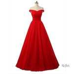 Robe princesse bordeaux, style romantique