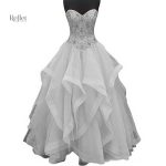 Robe de bal princesse à paillettes scintillantes