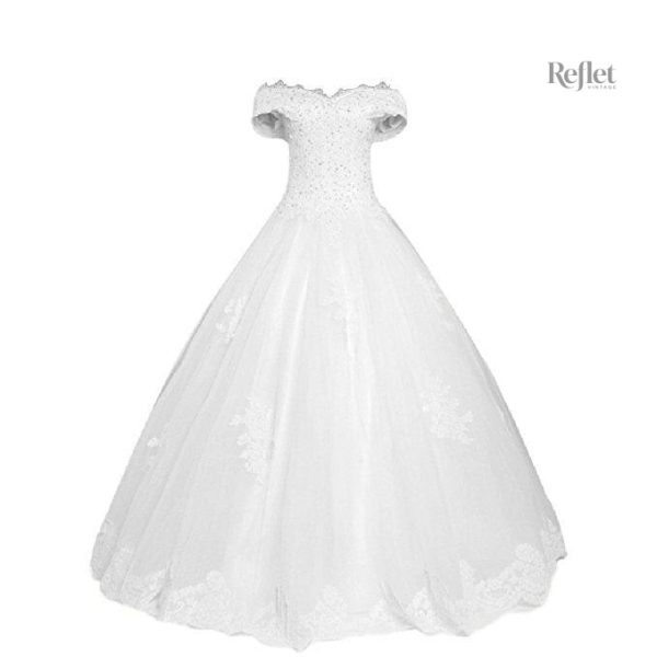 robe-de-bal-princesse-blanche-adulte-1 Robe de bal princesse blanche pour adulte