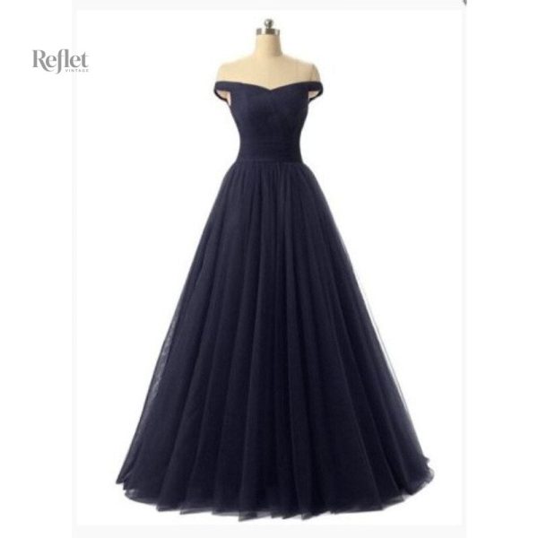 Robe de bal princesse en satin, style élégant et romantique