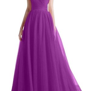 Robe de bal à épaule unique