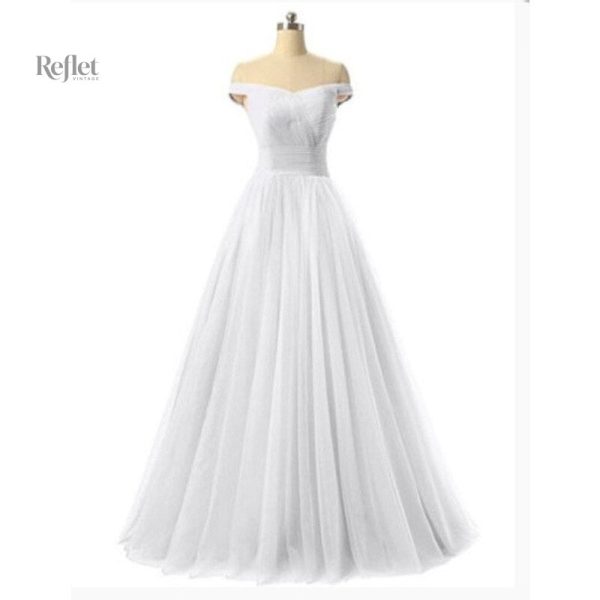 Robe de bal en couleur pastel, idéale pour les jeunes filles