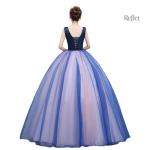Tenue de bal pour princesses, chic et romantique en violet