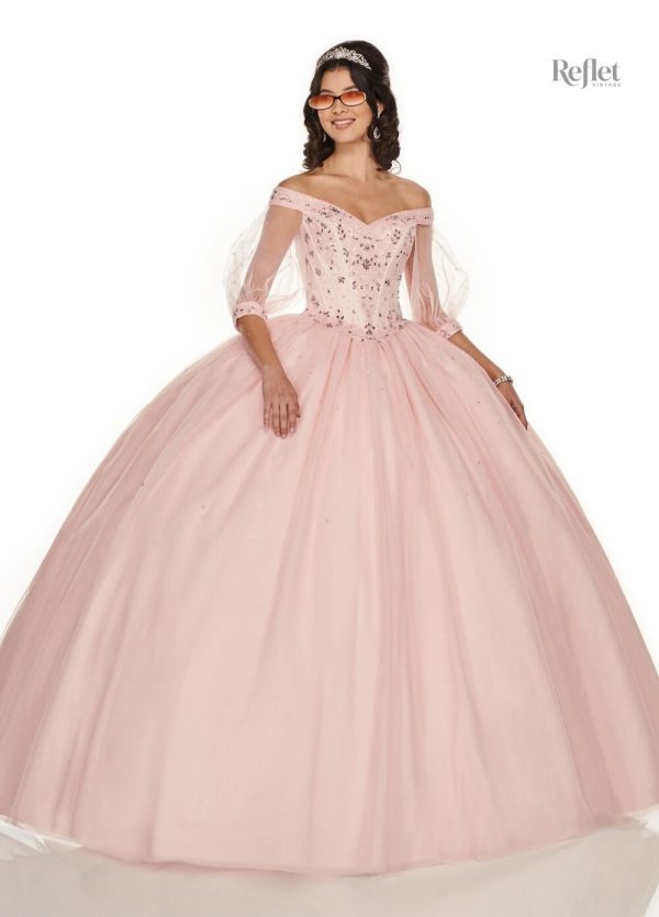 robe-de-bal-rose-pale-princesse-1 Robe de bal rose pâle pour petites princesses