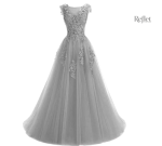 Robe de bal princesse en tulle et satin