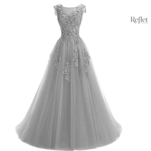 Robe de bal princesse en tulle et satin