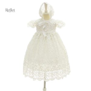 Robe de baptême style années 20, élégante et classique