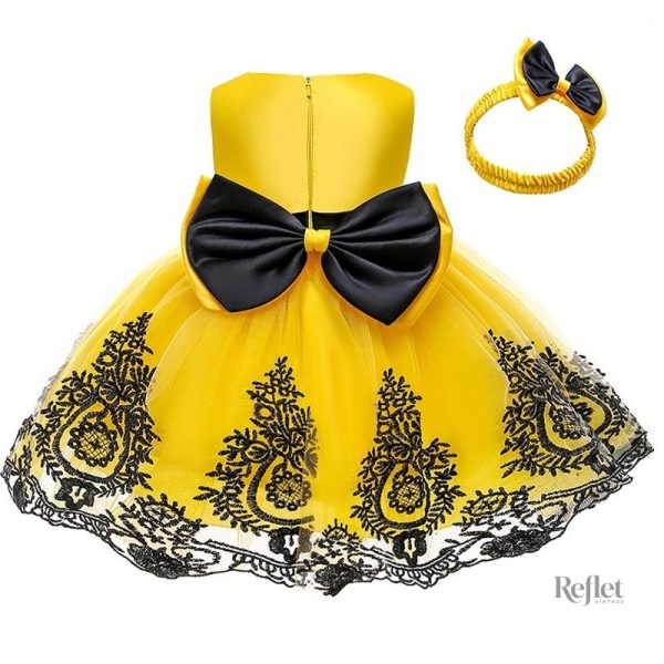 Robe de baptême romantique pour fille, style unique