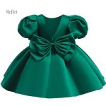 Robe de baptême douce pour fille, design princesse