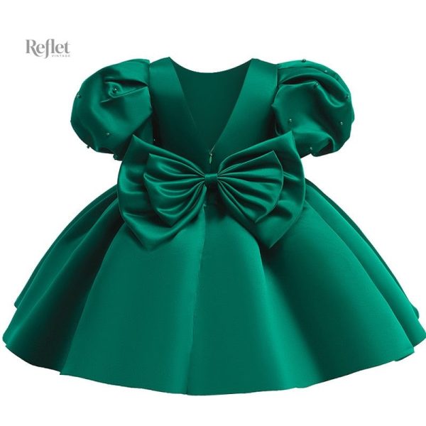 Robe de baptême douce pour fille, design princesse