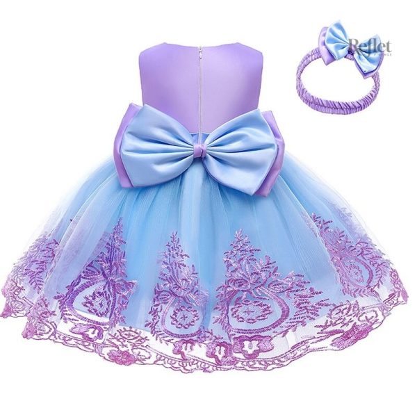 Robe de mariage pour bébé fille, look princier