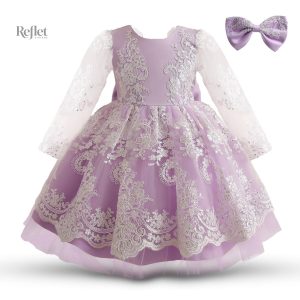 Robe de baptême princesse bébé