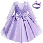 Robe de fête pour bébé style princesse