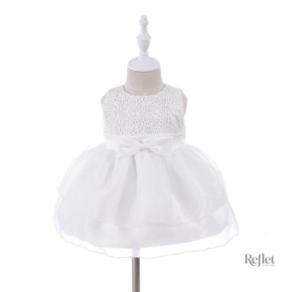Robe pour baptême avec accessoires assortis