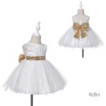 Robe festive pour baptême enfant