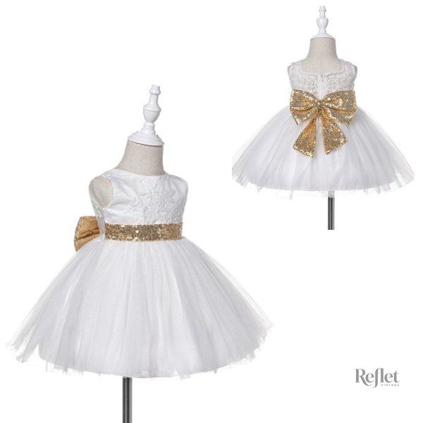 Robe festive pour baptême enfant