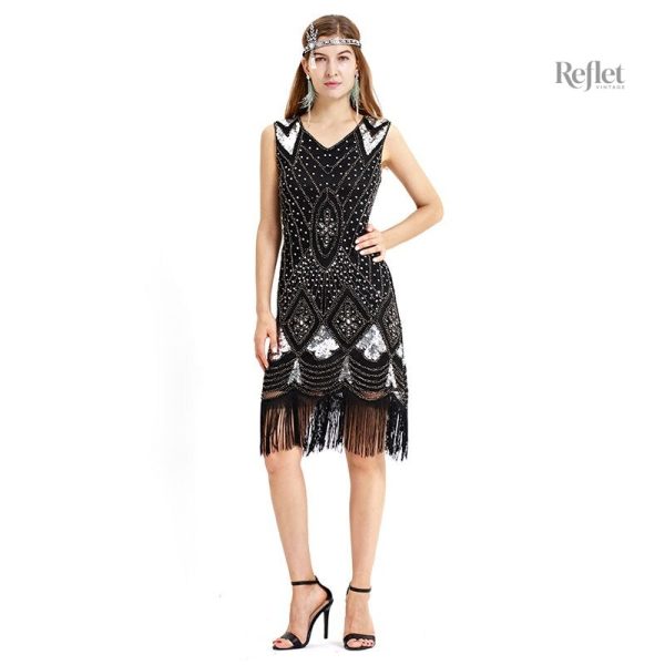 Robe de soirée inspirée des années 30