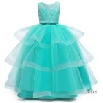 Vêtements de cérémonie fille, robe en satin