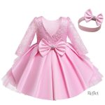 Élégante robe de fête pour petite fille