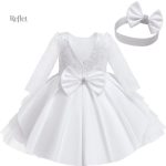 Robe princesse bébé en satin doux
