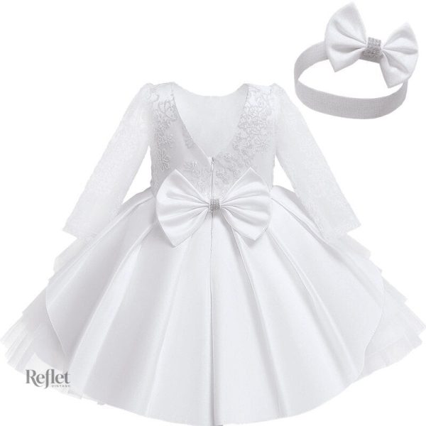 Tenue festive pour bébé en robe princesse