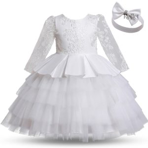 Robe cérémonie princesse bébé pour fille de 18 mois