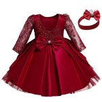 Robe élégante pour cérémonie bébé