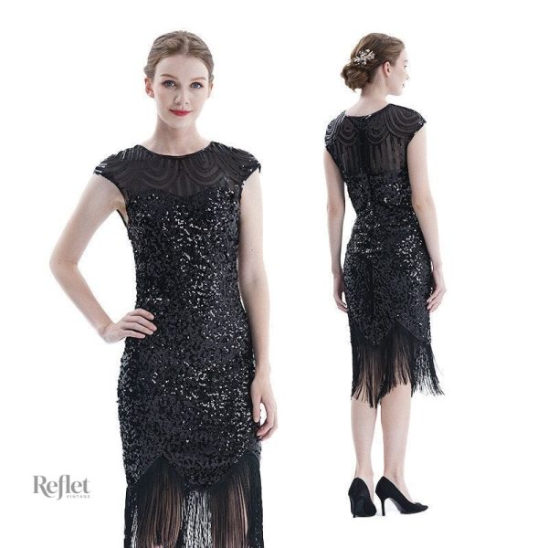 Robe de style années 20, parfaite pour les soirées