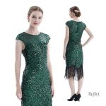 Robe de cocktail glamour, esprit des années folles