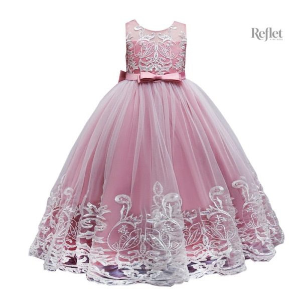 Robe festive pour fille, look princier