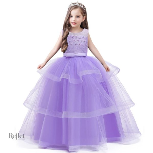 Robe scintillante pour cérémonie de communion