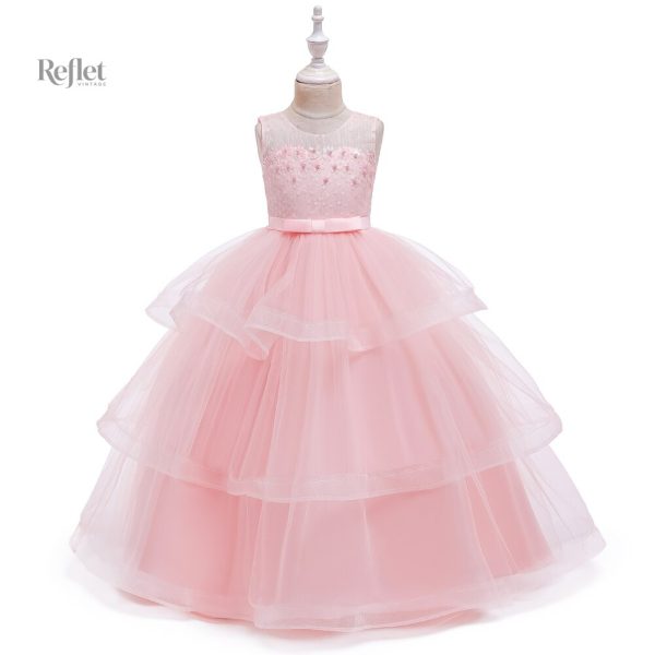 Robe blanche de communion pour jeune fille