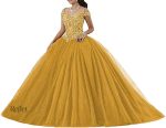 Robe Princesse Couleur Or