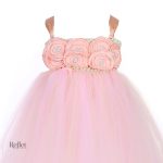 Robe de cérémonie pour petites filles avec jupon