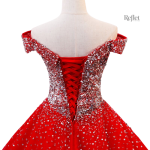 Robe de Princesse avec détails luxueux et cintrage flatteur
