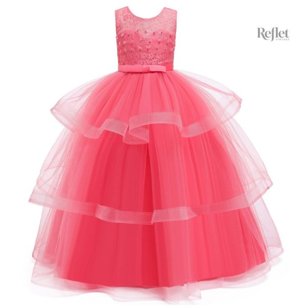 Robe de mariage enfant style princesse