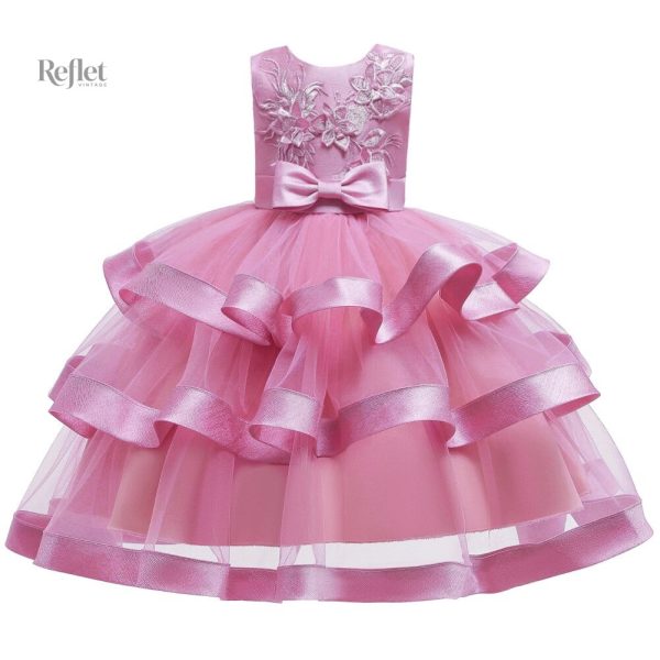 Robe de cérémonie en tissu léger pour enfant