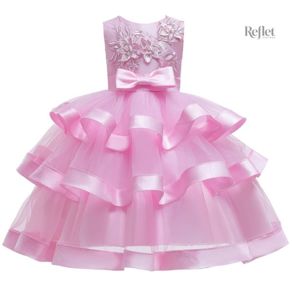 Robe princesse fille en tulle délicat