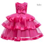Robe de mariage fille avec jupon volumineux