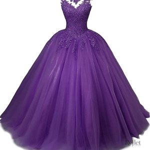 Robe de mariée princesse élégante avec jupe volumineuse
